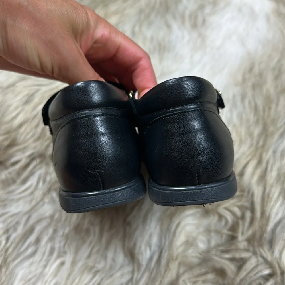 Size 28 Twin-Set Black Kids Dress Shoes with Bow